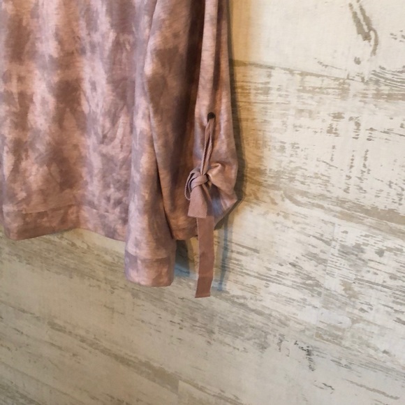 Ideology Tie dyed Tie Top Pink - Picture 6 of 7